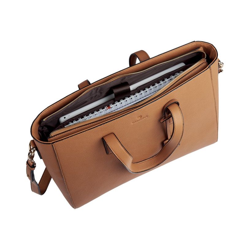 3108726553729-Oberthur Lady Bradford - Sac cabas pour ordinateur 15,6" - camel-P_79437647_1-2