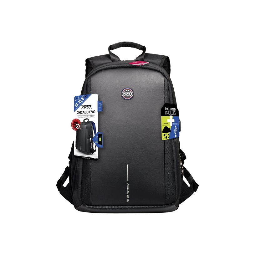 3567044005080-Port Designs Chicago Evo - Sac à dos antivol pour ordinateur portable 13-15,6" - noir-P_79437688_16-14