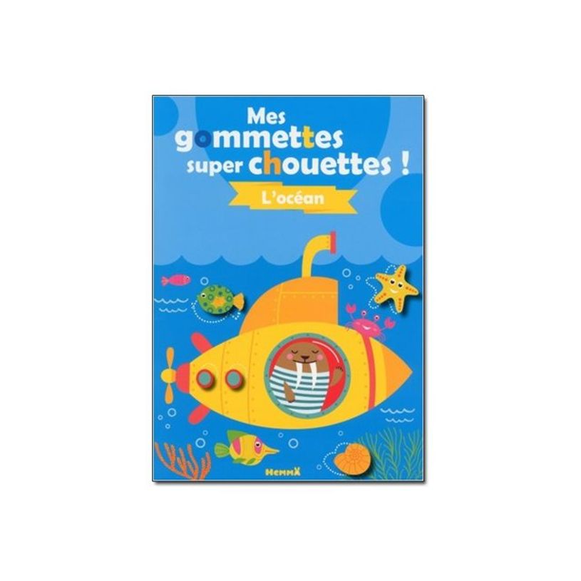 9782508041150-L'océan - Mes Gommettes Super Chouettes! - livre à colorier-P_79437779_1-0