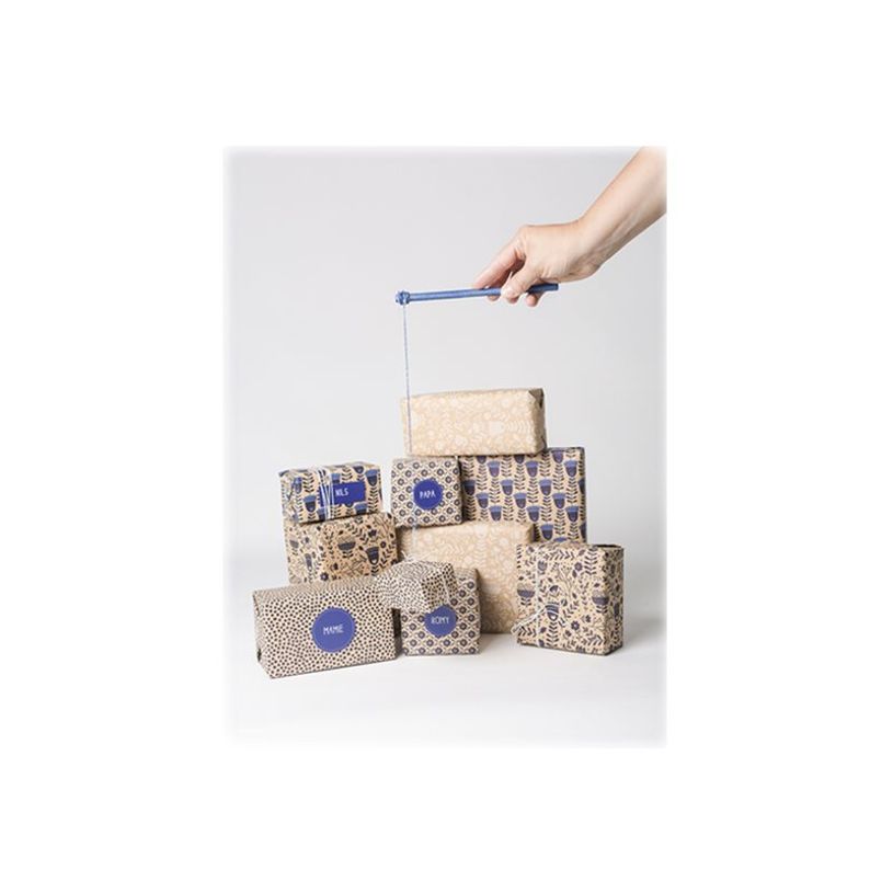 3329682238202-Clairefontaine - Papier cadeau kraft - 70 cm x 2 m - 70 g/m² - différents motifs disponi-P_79437831_11-5