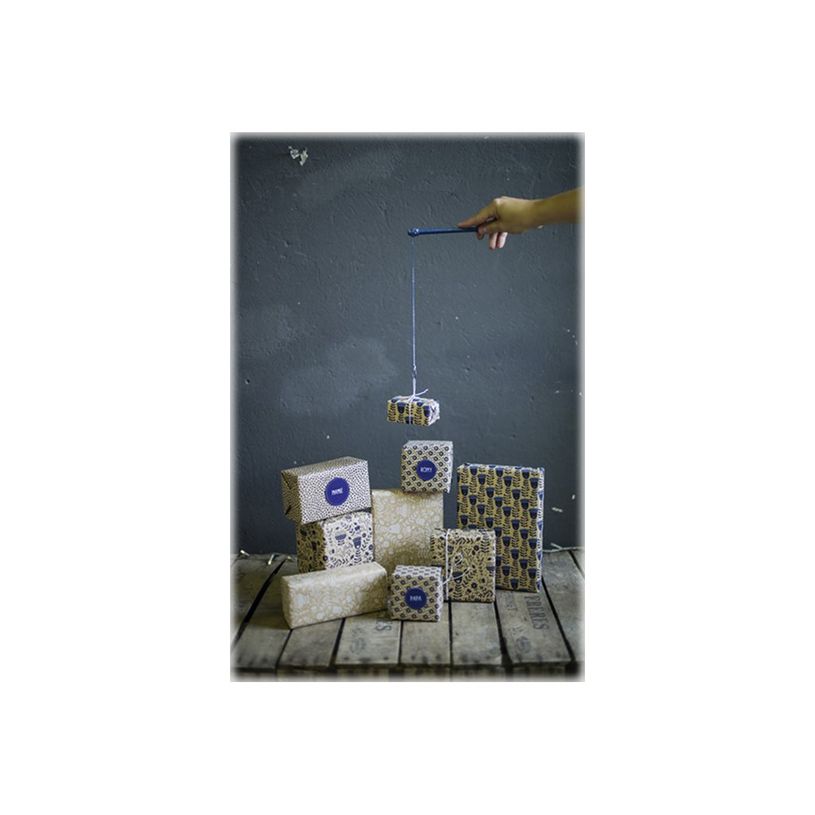 3329682238202-Clairefontaine - Papier cadeau kraft - 70 cm x 2 m - 70 g/m² - différents motifs disponib-P_79437831_8-2