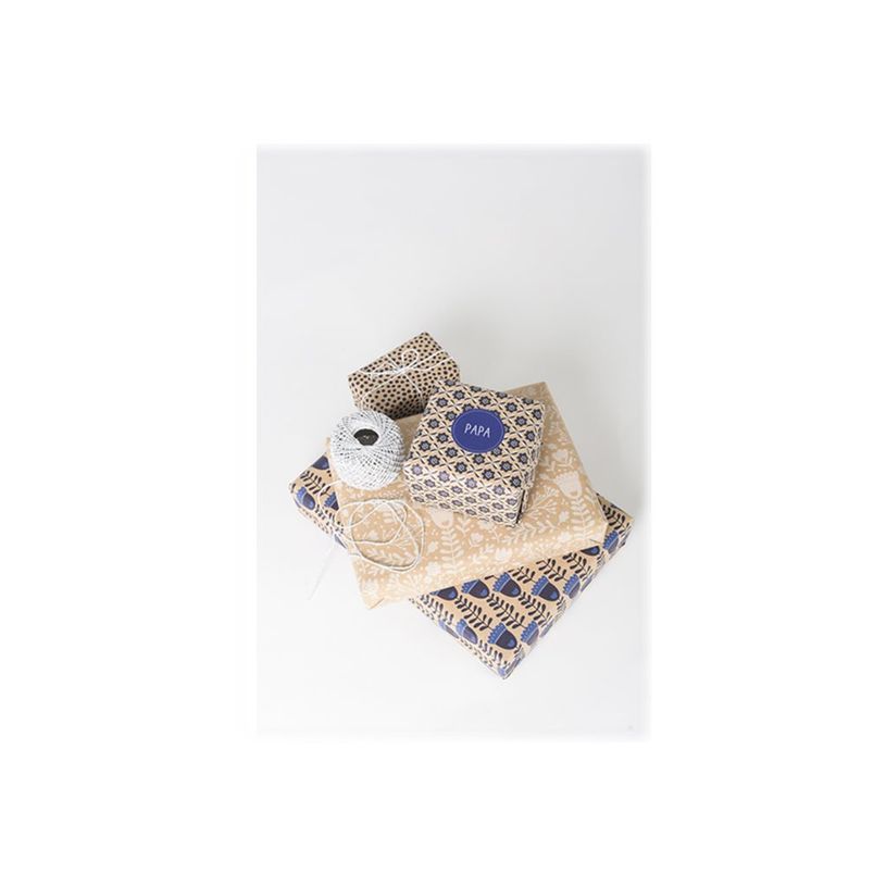 3329682238202-Clairefontaine - Papier cadeau kraft - 70 cm x 2 m - 70 g/m² - différents motifs disponib-P_79437831_9-3