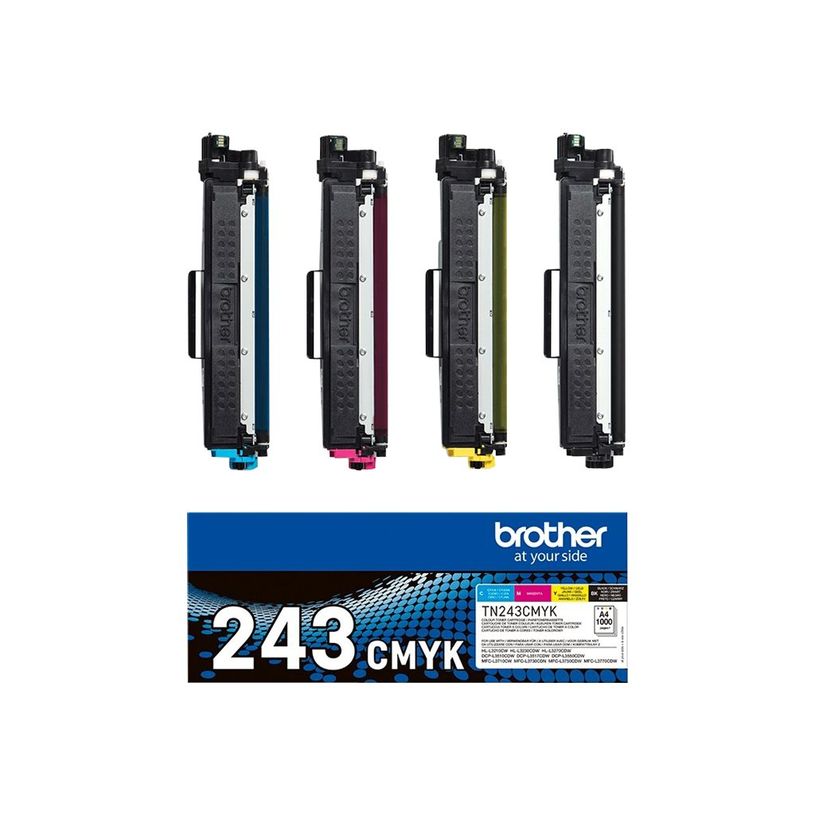 4977766787611-Brother TN243 - pack de 4 - noir, cyan, magenta, jaune - cartouche laser d'origine-P_79437844_13-10