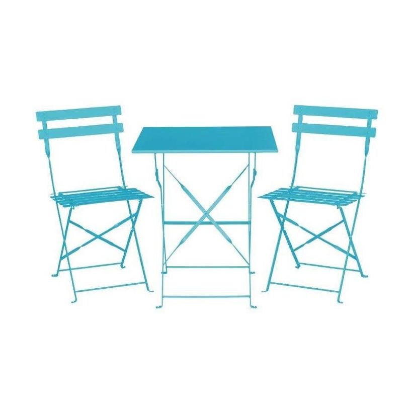 3700339880911-Table pliante de terrasse - L60 x H71 x P60 cm - Turquoise-P_79437862_3-2