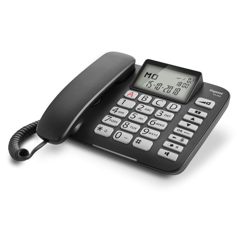 4250366855394-Gigaset DL580 - téléphone filaire - noir-P_79437887_7-5