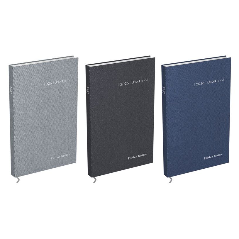 3147280147630-Lecas Carré Euro Centimes - Agenda 1 jour par page - 14 x 22 cm - édition limitée - disponible dans diff--0