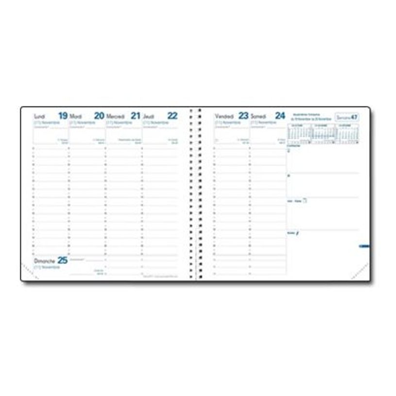 3371010429981-Ben Mon temps - Agenda spiralé 1 semaine sur 2 pages - 16 x 16 cm - Quo Vadis-P_79438215_3-1