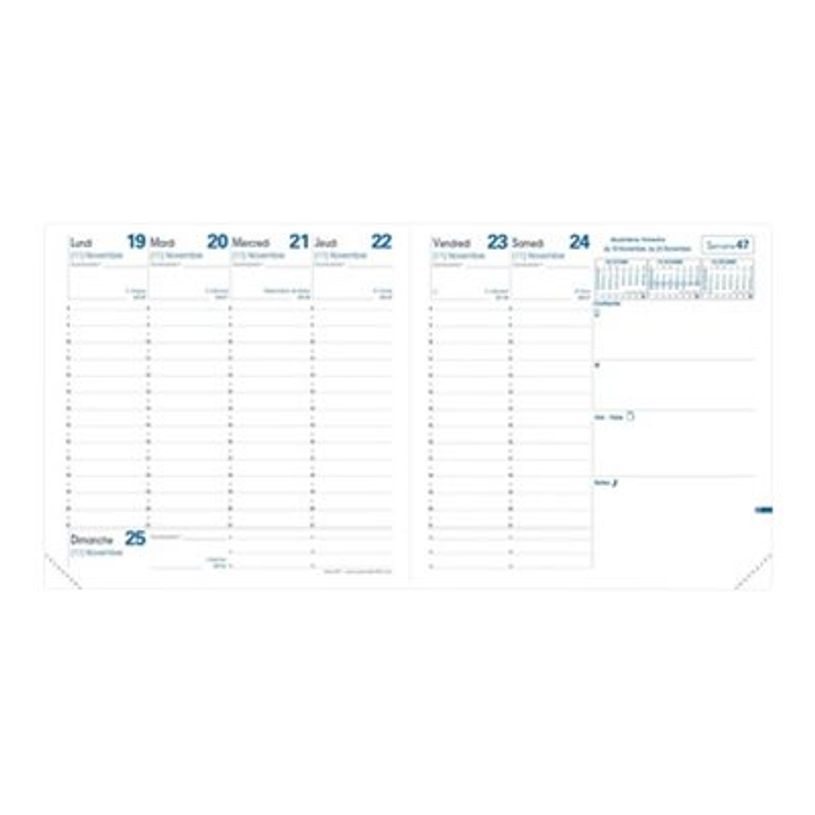 3371010430123-Jungle spirit Poétique - Agenda 1 semaine sur 2 pages - 16 x 16 cm - Quo Vadis-P_79438219_1-1