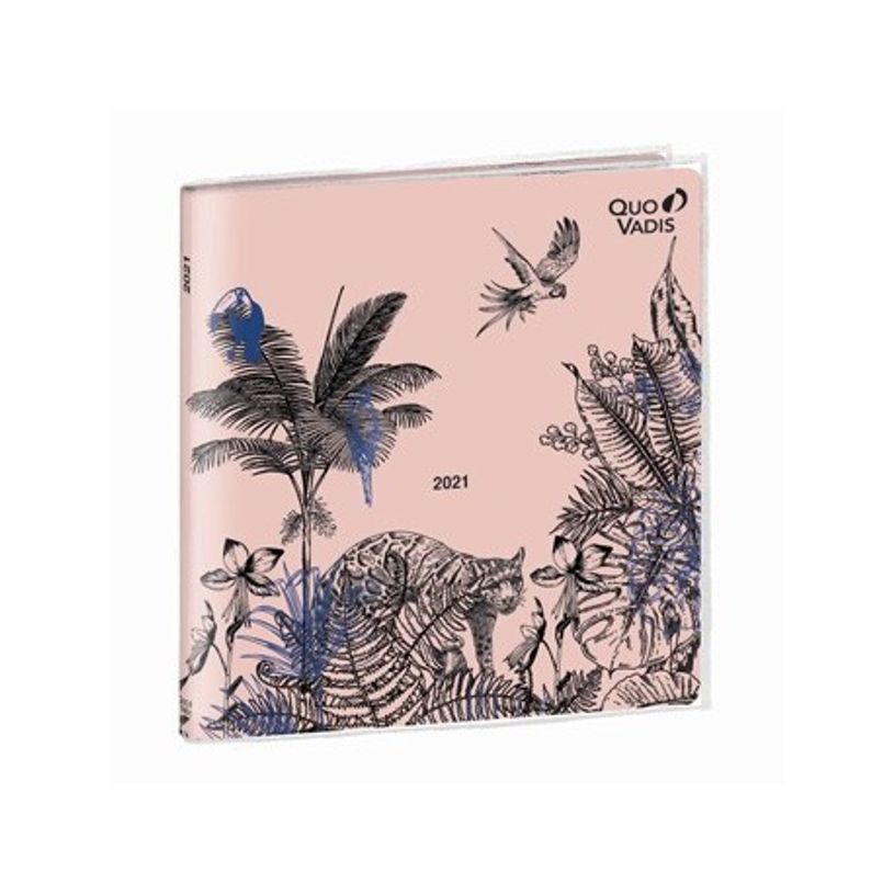 3371010430123-Jungle spirit Poétique - Agenda 1 semaine sur 2 pages - 16 x 16 cm - Quo Vadis-P_79438219_2-0