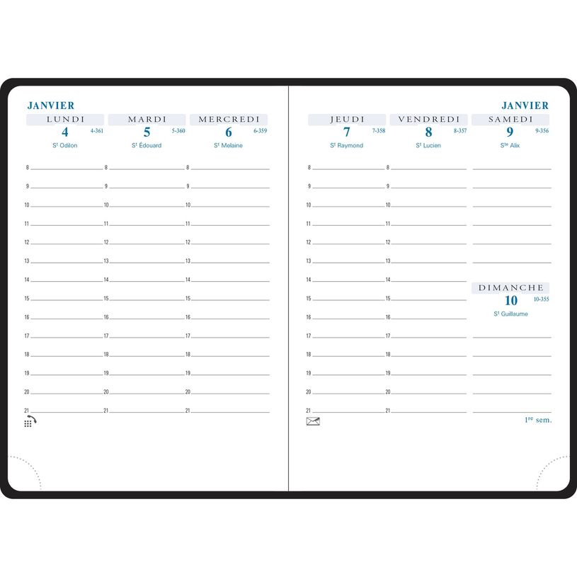3660942065429-Agenda de poche Fall Horizons 13 - 1 semaine sur 2 pages - 9 x 13 cm - disponible dans diff-P_79438225_9-6
