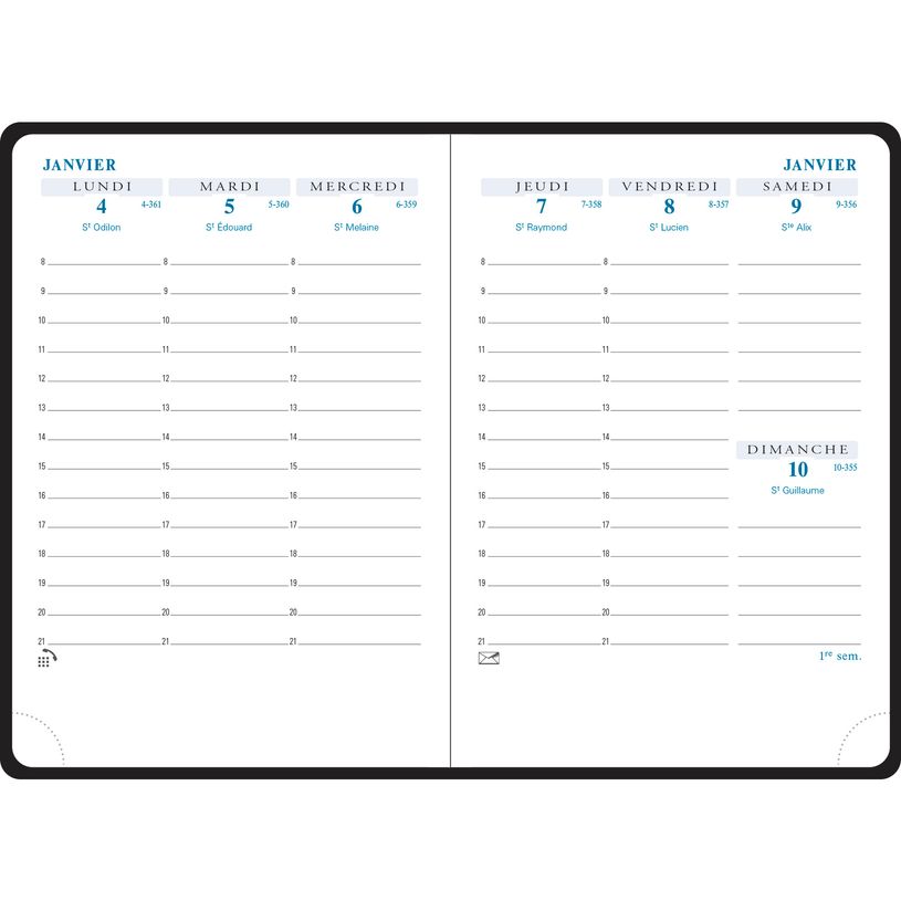 3660942065443-Agenda de poche Fall Horizons 15 - 1 semaine sur 2 pages - 10,5 x 15,5 cm - disponible dans diff-P_79438227_6-3