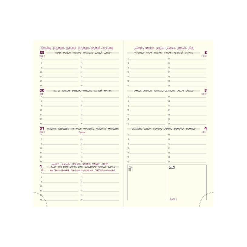 3660942065467-Agenda de poche Amélie Eurotime 16 - 1 semaine sur 2 pages - 8,5 x 16 cm - disponible dans diff-P_79438229_1-5