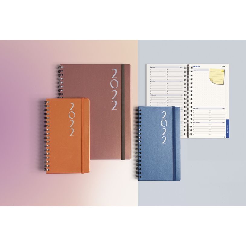 3660942065498-Agenda de poche spiralé à élastique Millenium Lady 16W - 1 semaine sur 2 pages - 9 x 16 cm - disponible dans diff-P_79438232_4-3