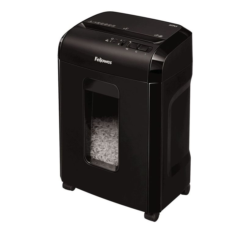 0043859743537-Fellowes Powershred 10M - destructeur de documents coupe croisée microparticules - 10 feui-P_79438258_1-0