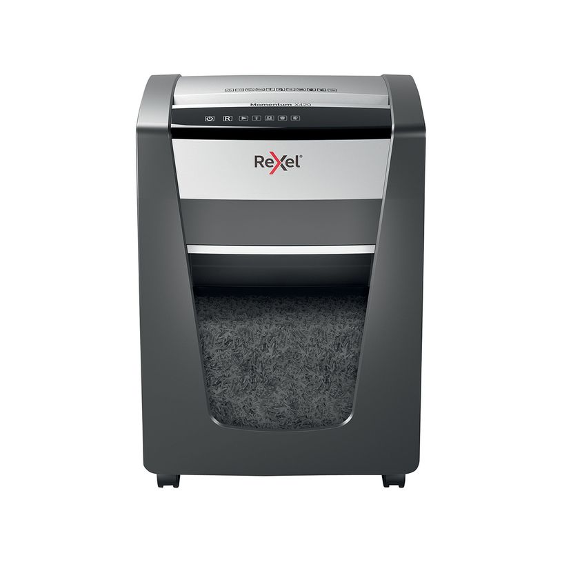 5028252523417-Rexel Momentum X420 - destructeur de documents coupe croisée - 20 feuilles - Corbeille 30 -P_79438261_3-2