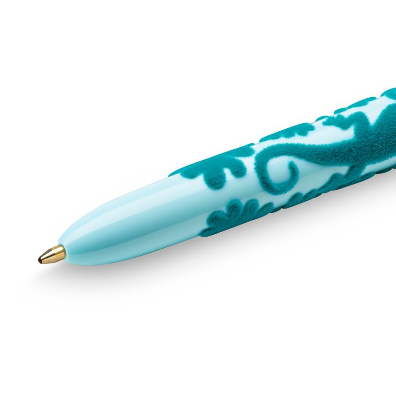 3086123542532-BIC 4 Couleurs Velours - 12 Stylos à bille 4 couleurs - corps assortis motif jungle-P_79438268_5-4