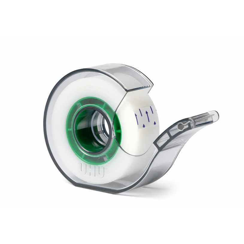 4026700363951-UHU Rollafix - Ruban adhésif avec dévidoir - invisible - 19 mm x 30 m (25m + 5m offert)-P_79438407_3-1