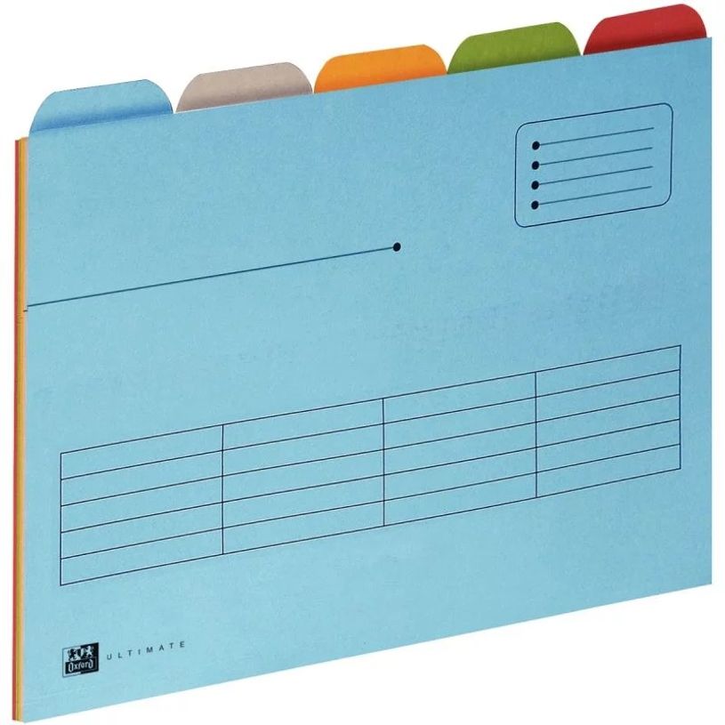 3362941032654-Oxford - 25 Chemises à onglets pour tiroirs - kraft - coloris assortis-P_79438411_1-0