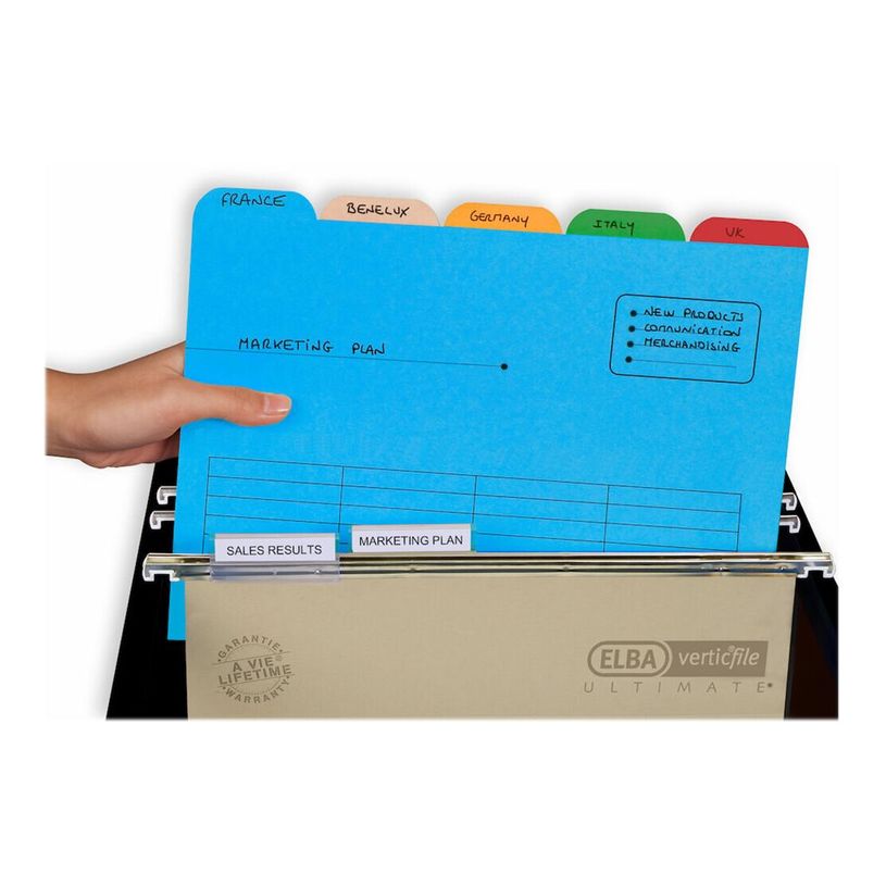 3362941032654-Oxford - 25 Chemises à onglets pour tiroirs - kraft - coloris assortis-P_79438411_4-2