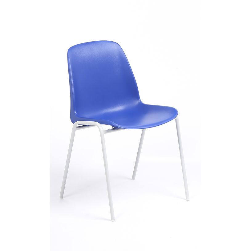 3701338800191-Chaise CHARLOTTE - pieds blancs sans accroche - bleu-P_79438532_1-0