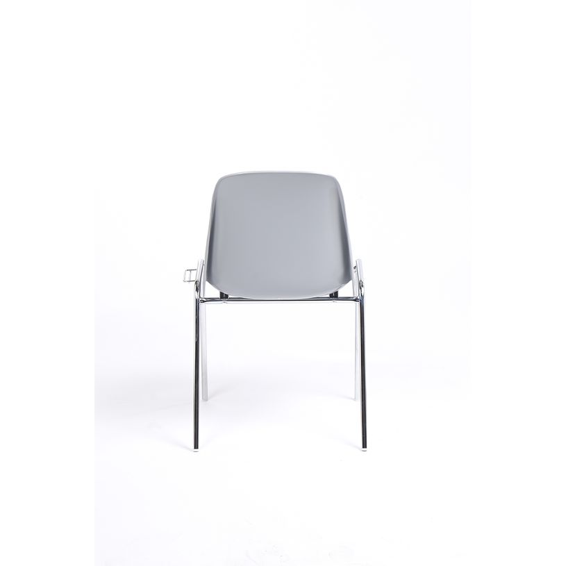3701338800467-Chaise CHARLOTTE - pieds chromés avec accroches - gris clair-P_79438550_5-4