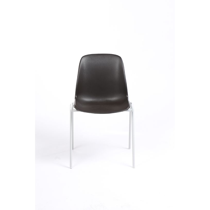 3701338800542-Chaise CHARLOTTE - pieds blancs sans accroche - coque M1 (non feu) - noir-P_79438557_2-1
