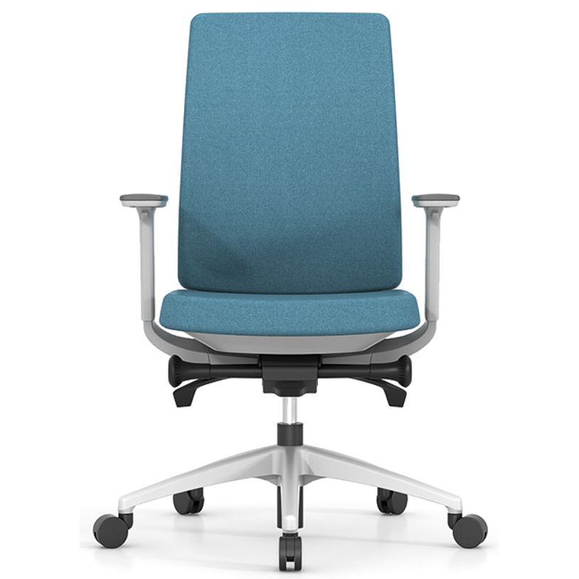 3700339883561-Fauteuil de bureau LEWIS - accoudoirs réglables - appui-tête en option - Bleu-P_79438600_2-1