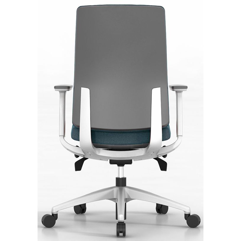 3700339883561-Fauteuil de bureau LEWIS - accoudoirs réglables - appui-tête en option - Bleu-P_79438600_3-2