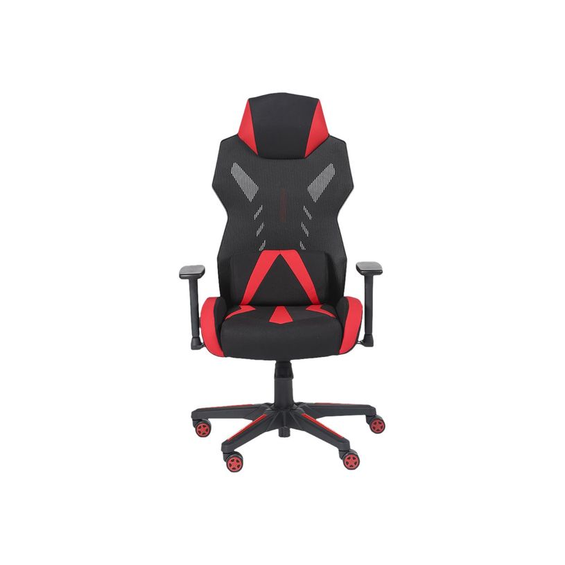 3701338800702-Fauteuil gamer POPER-M - accoudoirs réglables - noir et rouge-P_79438609_3-2