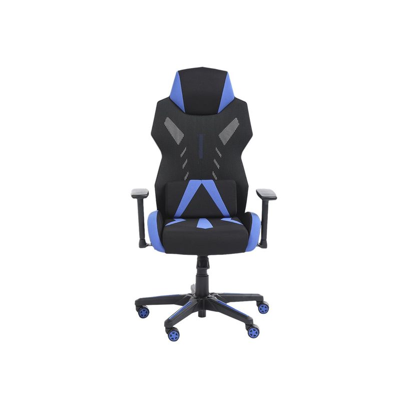 3701338800719-Fauteuil gamer POPER-M - accoudoirs réglables - noir et bleu-P_79438610_3-2