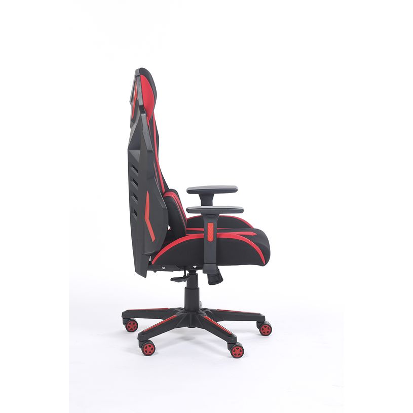 3701338800726-Fauteuil gamer POPER-T - accoudoirs réglables - noir et rouge-P_79438611_4-3