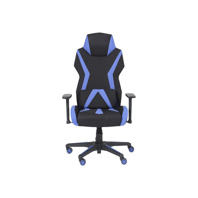 3701338800733-Fauteuil gamer POPER-T - accoudoirs réglables - noir et bleu-P_79438612_3-2