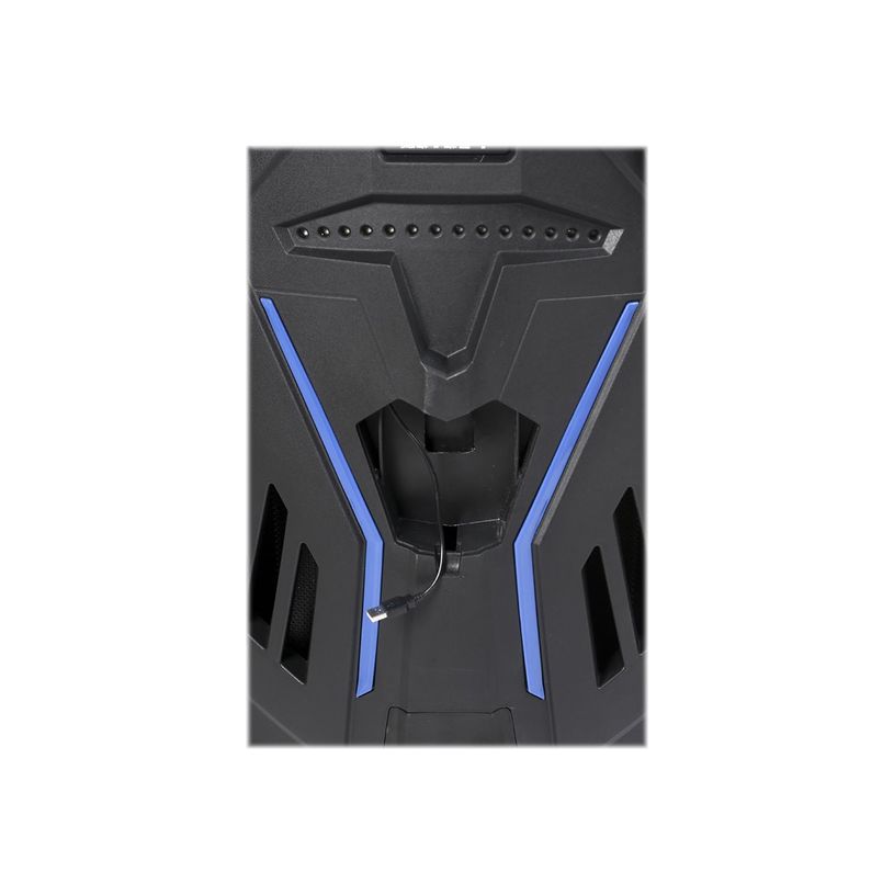 3701338800757-Fauteuil gamer ONLINE - accoudoirs réglables - enceintes intégrées - noir et bleu-P_79438614_11-10