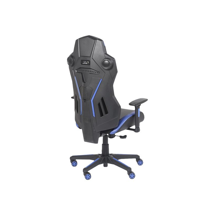 3701338800757-Fauteuil gamer ONLINE - accoudoirs réglables - enceintes intégrées - noir et bleu-P_79438614_4-3