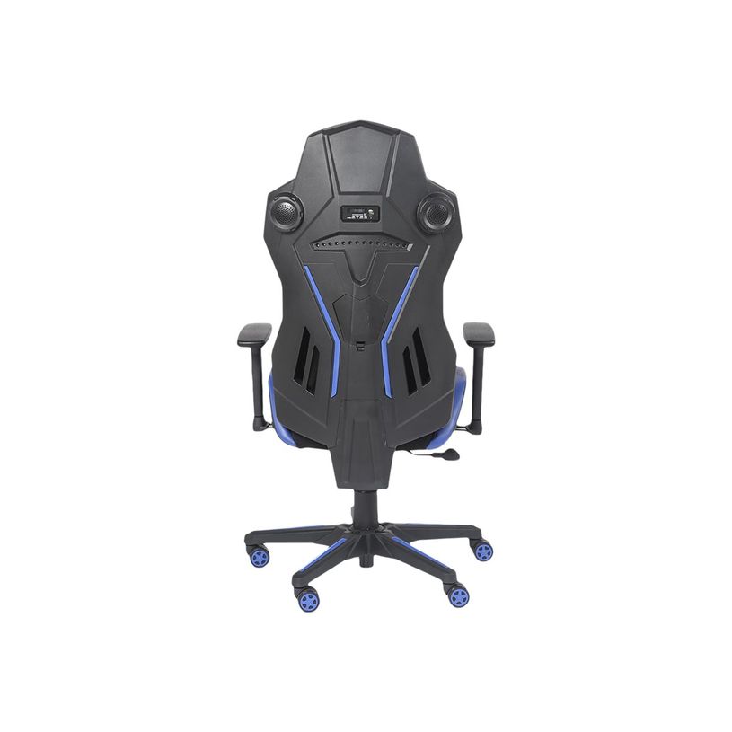 3701338800757-Fauteuil gamer ONLINE - accoudoirs réglables - enceintes intégrées - noir et bleu-P_79438614_5-4