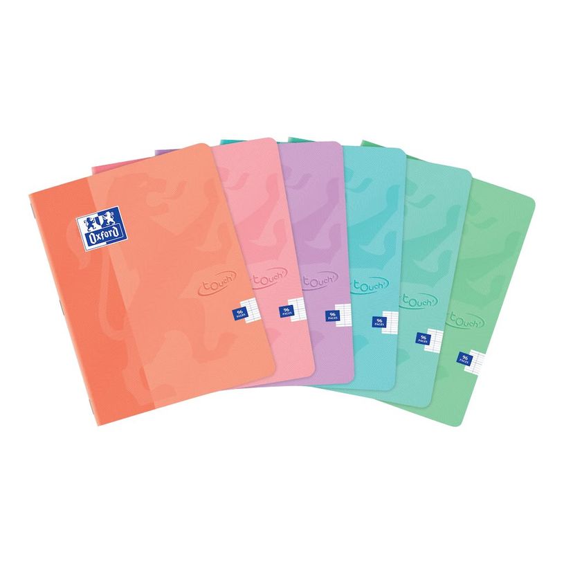 3020120135564-Oxford Touch - Cahier 17 x 22 cm - 96 pages - grands carreaux (seyès) - disponible dans di-P_79438629_1-0
