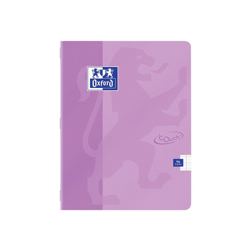 3020120135564-Oxford Touch - Cahier 17 x 22 cm - 96 pages - grands carreaux (seyès) - disponible dans di-P_79438629_3-2