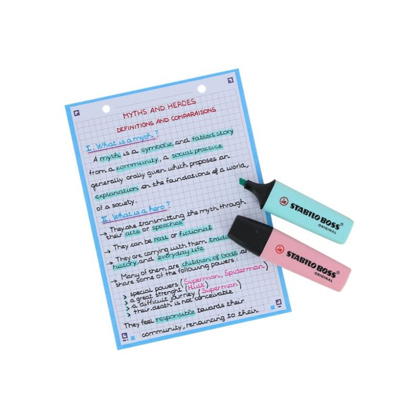 3020120120751-Oxford - Pack de 30 Fiches Bristol - A5 - petits carreaux - perforées - bleu-P_79438652_1-2