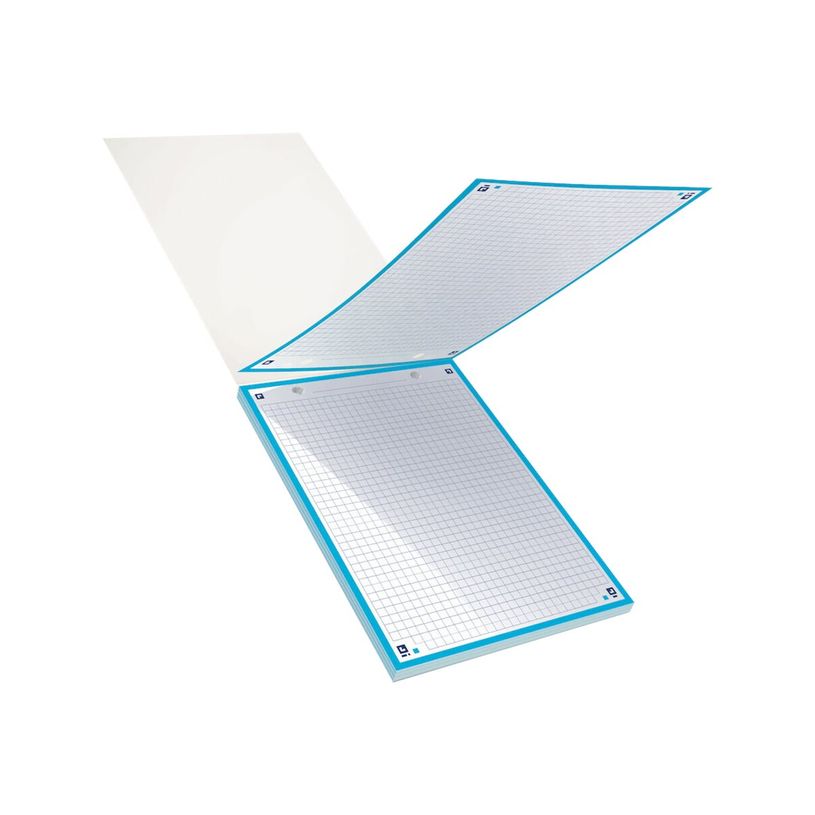 3020120120751-Oxford - Pack de 30 Fiches Bristol - A5 - petits carreaux - perforées - bleu-P_79438652_3-1