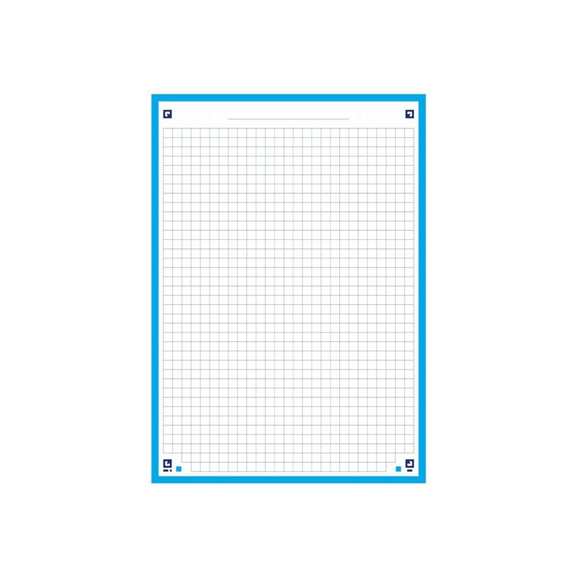 3020120120751-Oxford - Pack de 30 Fiches Bristol - A5 - petits carreaux - perforées - bleu-P_79438652_4-3