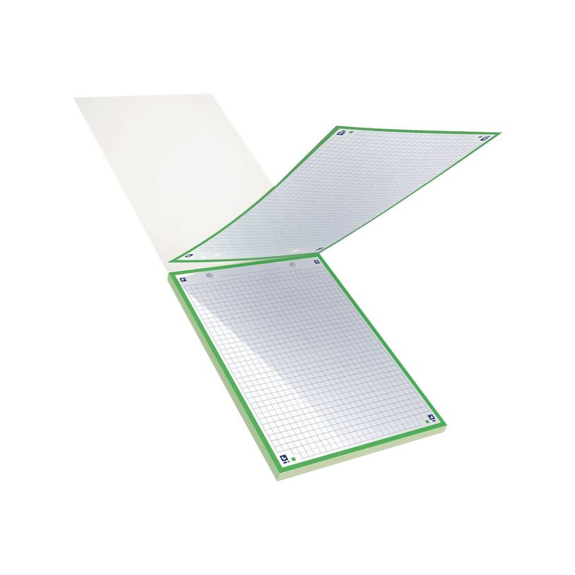 3020120120799-Oxford - Pack de 30 Fiches Bristol - A5 - petits carreaux - perforées - vert-P_79438653_4-3
