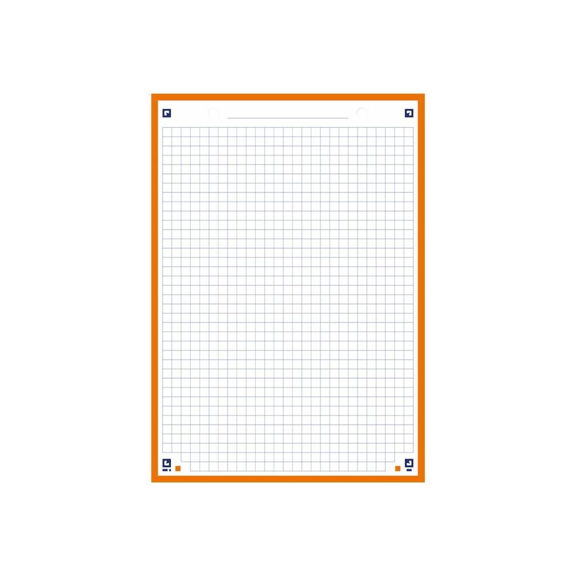 3020120120836-Oxford - Pack de 30 Fiches Bristol Scribzee - A5 - petits carreaux - perforées - orange-P_79438654_2-0