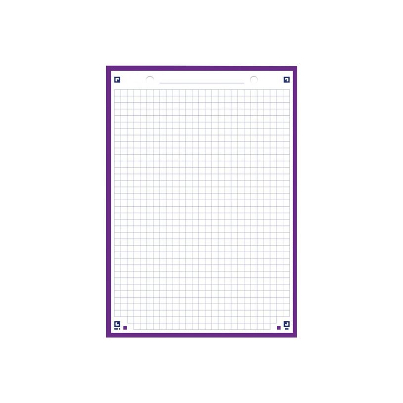 3020120120874-Oxford - Pack de 30 Fiches Bristol Scribzee - A5 - petits carreaux - perforées - violet-P_79438655_6-0