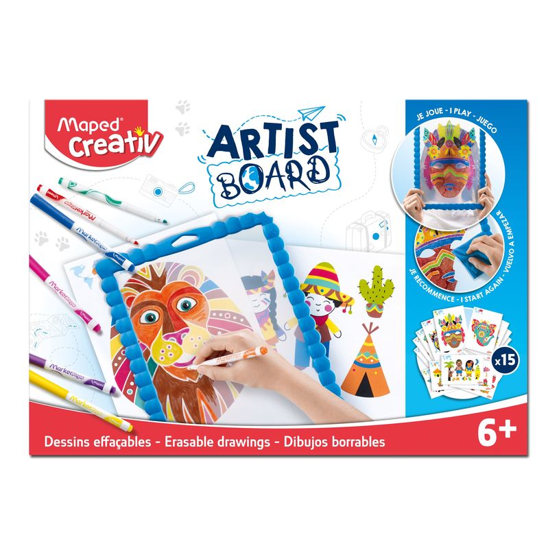 3154149071012-Maped Creativ Artist Board - Kit ardoise dessins effaçables-P_79438697_1-4
