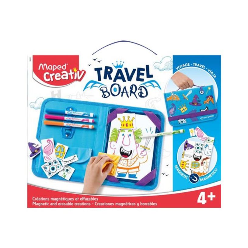 3154149693115-Maped Creativ Travel Board - Kit ardoise voyage princesse et chevalier - jeux magnétiques -P_79438702_1-5