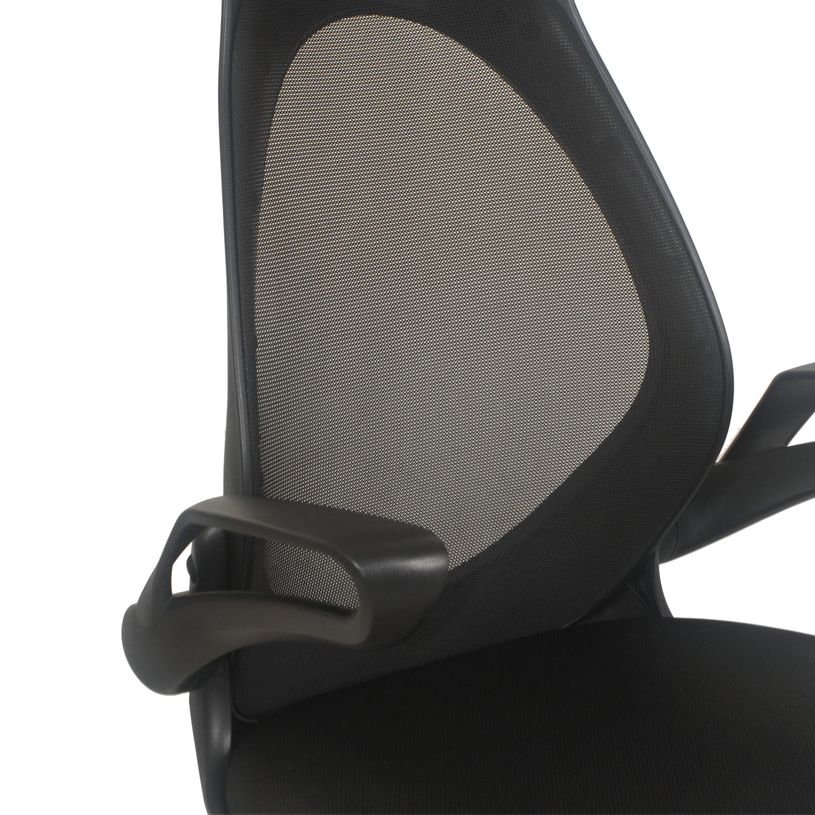 3397703298948-Fauteuil de bureau THEMIS - accoudoirs rabattables - appui-tête intégré - noir-P_79438715_7-6