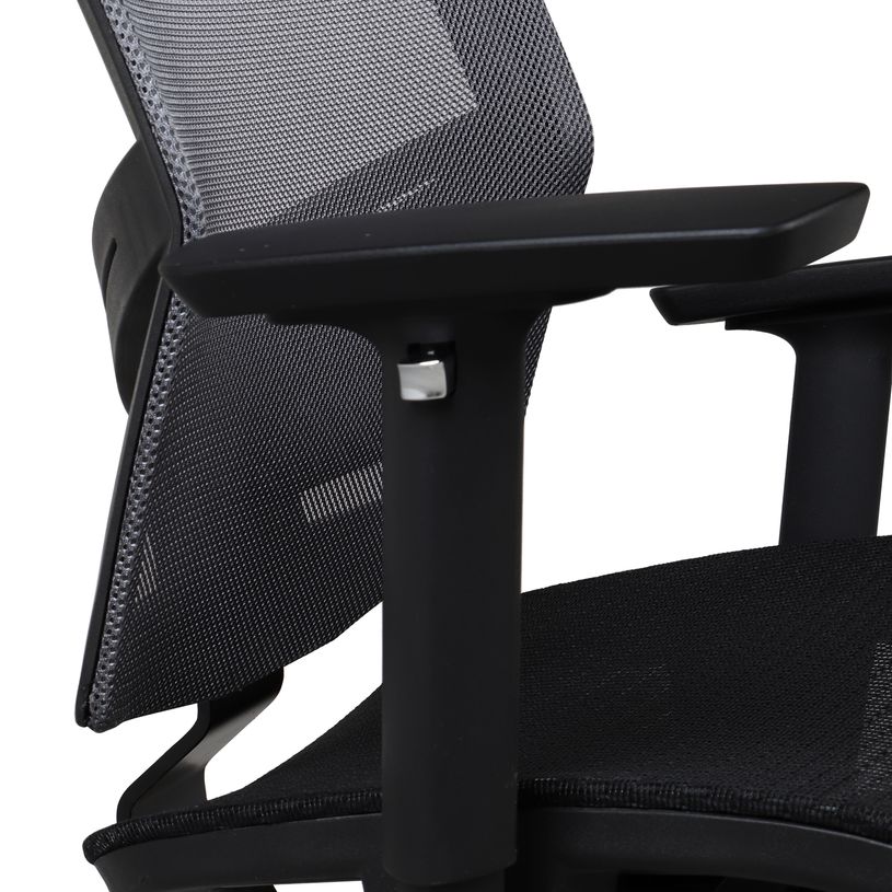 3397703517698-Fauteuil de bureau MANILLE - accoudoirs réglables - appui-tête réglable - noir-P_79438716_6-5