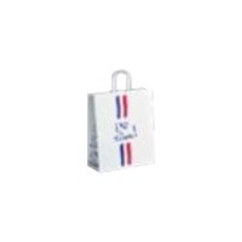 2130858208315-50 Sacs cadeau kraft - imprimé France poignées torsadées - 23 cm x 12 cm x 30 cm - blanc-P_79438823_1-0