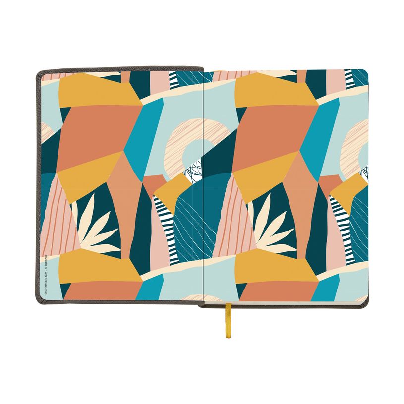 3108724521454-Oberthur Carmen - Carnet de notes souple A6 - ligné - 200 pages - taupe-P_79438942_1-1