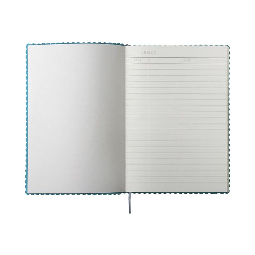 3108725884404-Oberthur Marquise - Carnet de notes souple A5 - 192 pages - ligné - bleu-P_79438961_2-2